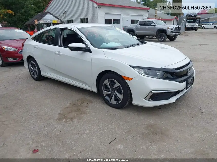 HONDA CIVIC 2020, VIN 2HGFC2F60LH507863