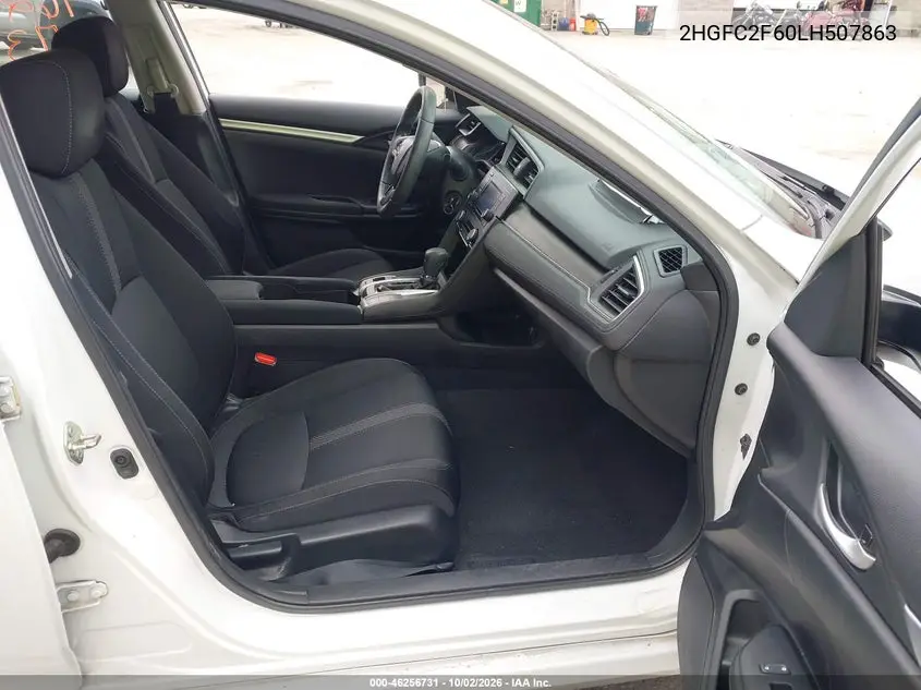 2020 HONDA CIVIC VIN 2HGFC2F60LH507863 — фото 5
