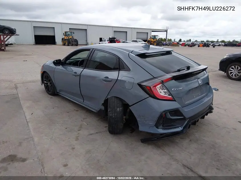 2020 HONDA CIVIC VIN SHHFK7H49LU226272 — фото 3