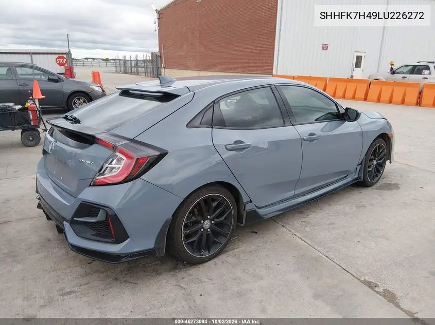 2020 HONDA CIVIC VIN SHHFK7H49LU226272 — фото 4
