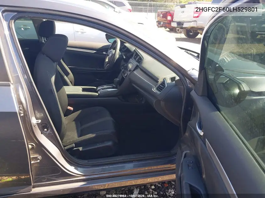 2020 HONDA CIVIC VIN 2HGFC2F60LH529801 — фото 5