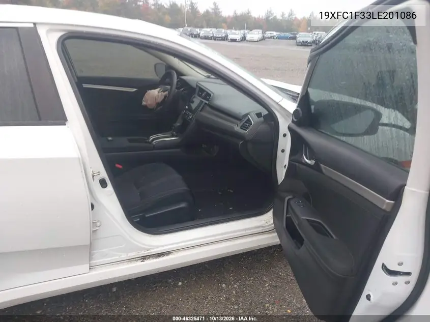 2020 HONDA CIVIC VIN 19XFC1F33LE201086 — фото 5