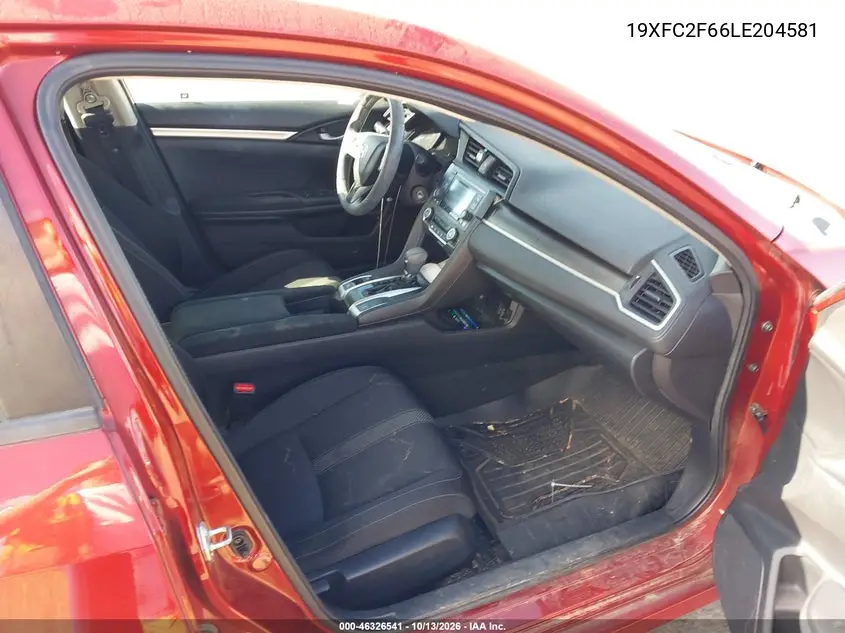 2020 HONDA CIVIC VIN 19XFC2F66LE204581 — фото 5