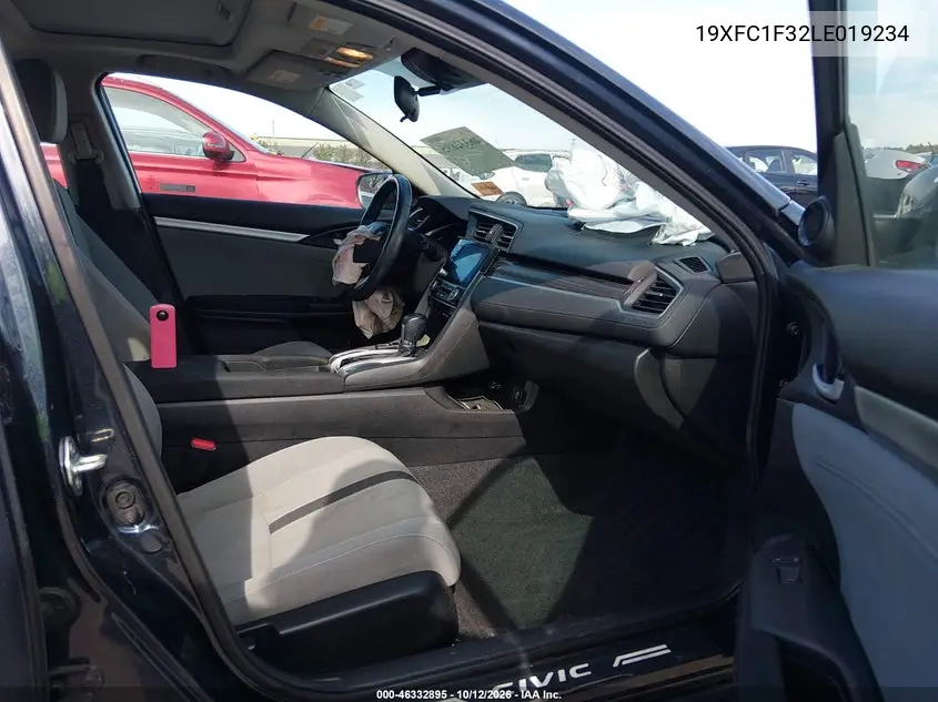 2020 HONDA CIVIC VIN 19XFC1F32LE019234 — фото 5