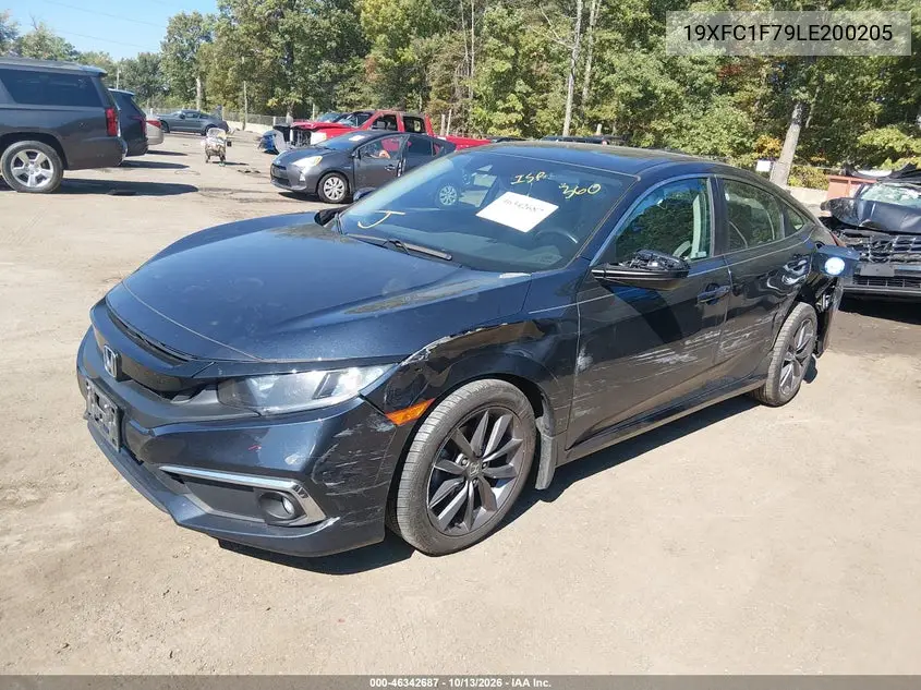 2020 HONDA CIVIC VIN 19XFC1F79LE200205 — фото 2