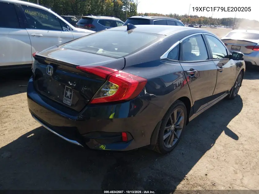 2020 HONDA CIVIC VIN 19XFC1F79LE200205 — фото 4