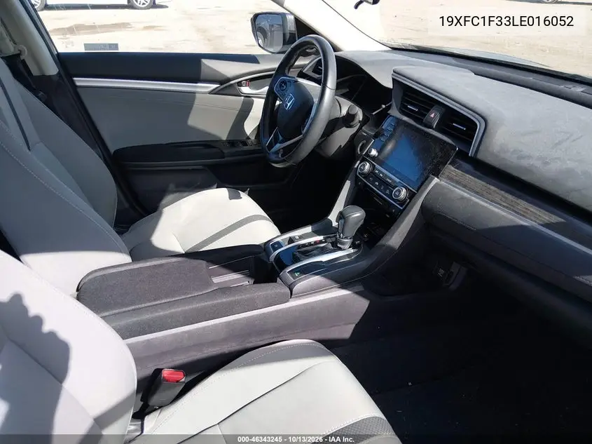 2020 HONDA CIVIC VIN 19XFC1F33LE016052 — фото 5
