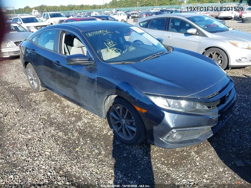 HONDA CIVIC 2020, VIN 19XFC1F30LE201529