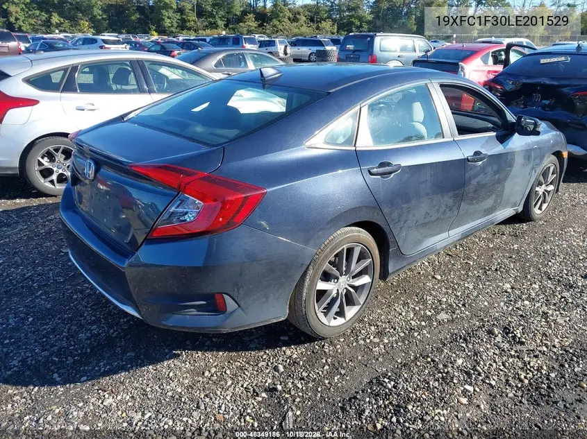 2020 HONDA CIVIC VIN 19XFC1F30LE201529 — фото 4