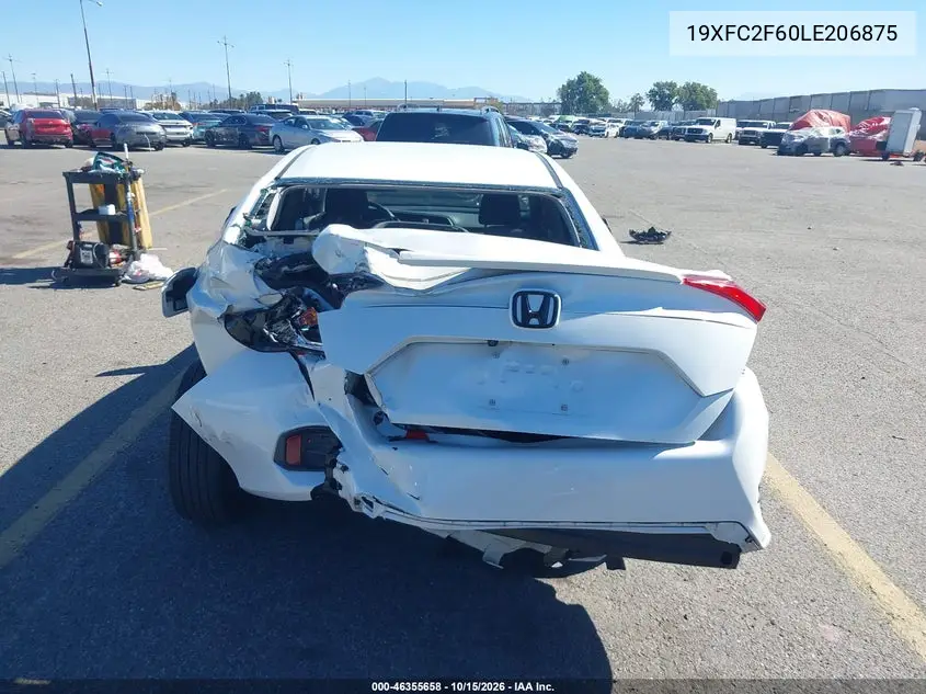 2020 HONDA CIVIC VIN 19XFC2F60LE206875 — фото 16