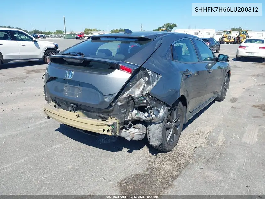 2020 HONDA CIVIC VIN SHHFK7H66LU200312 — фото 4
