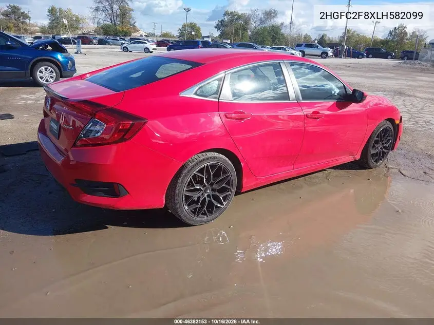 2020 HONDA CIVIC VIN 2HGFC2F8XLH582099 — фото 4