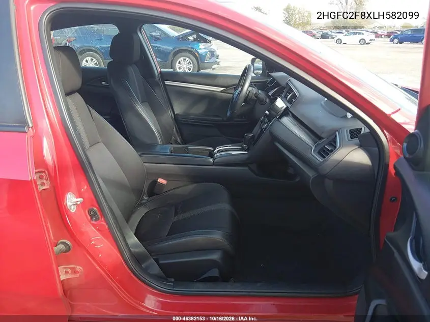 2020 HONDA CIVIC VIN 2HGFC2F8XLH582099 — фото 5
