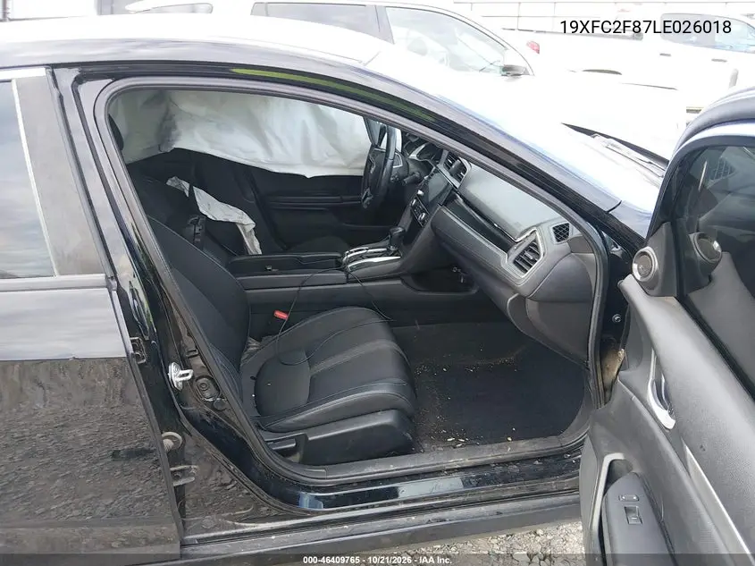 2020 HONDA CIVIC VIN 19XFC2F87LE026018 — фото 5