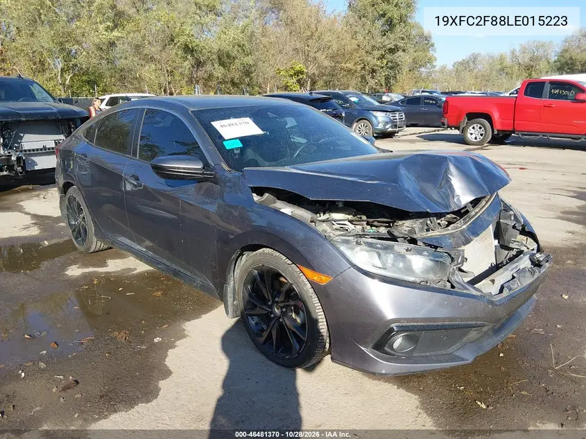 HONDA CIVIC 2020, VIN 19XFC2F88LE015223