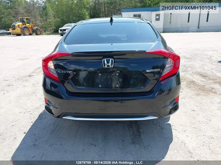2021 HONDA CIVIC VIN 2HGFC1F9XMH101045 — фото 16