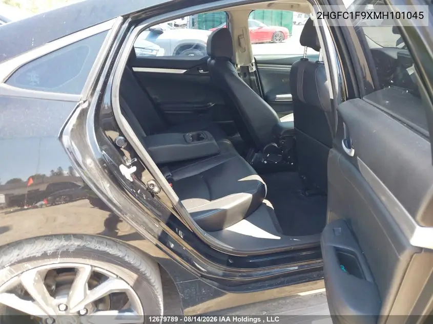 2021 HONDA CIVIC VIN 2HGFC1F9XMH101045 — фото 8