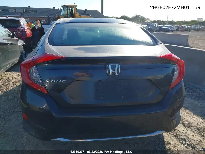 2021 HONDA CIVIC VIN 2HGFC2F72MH011179 — фото 15