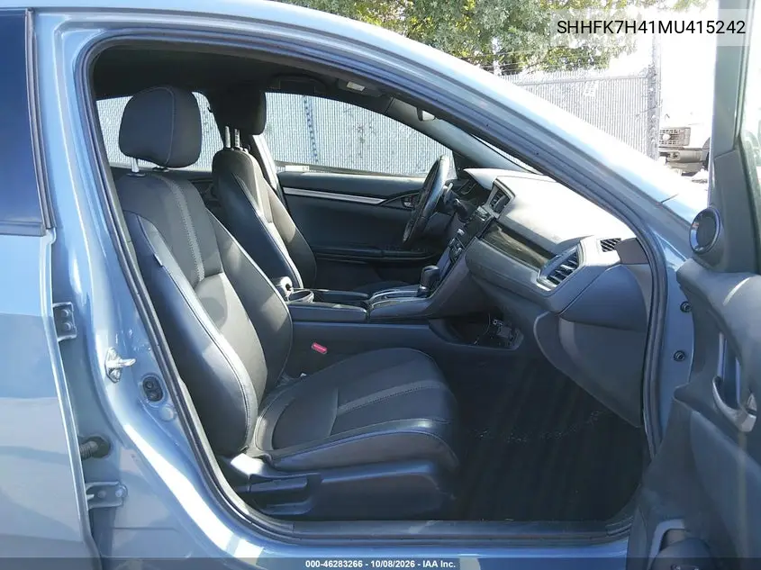 2021 HONDA CIVIC VIN SHHFK7H41MU415242 — фото 5