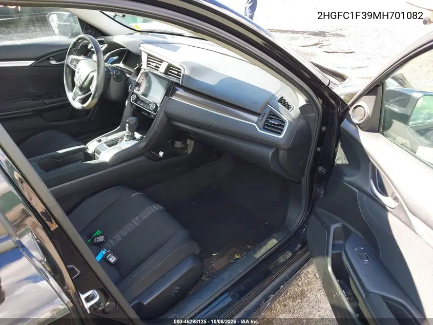 2021 HONDA CIVIC VIN 2HGFC1F39MH701082 — фото 5