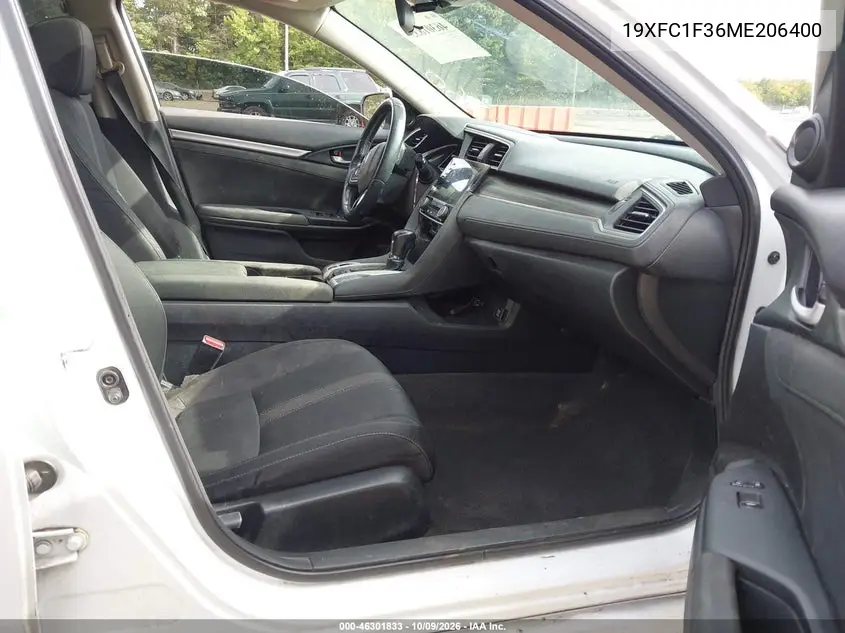 2021 HONDA CIVIC VIN 19XFC1F36ME206400 — фото 5