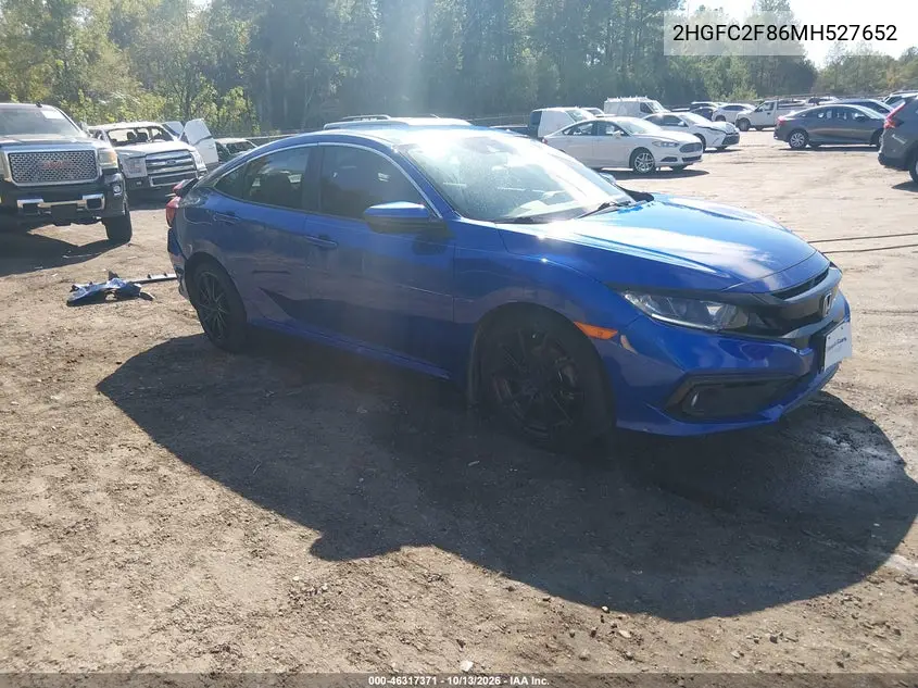 HONDA CIVIC 2021, VIN 2HGFC2F86MH527652