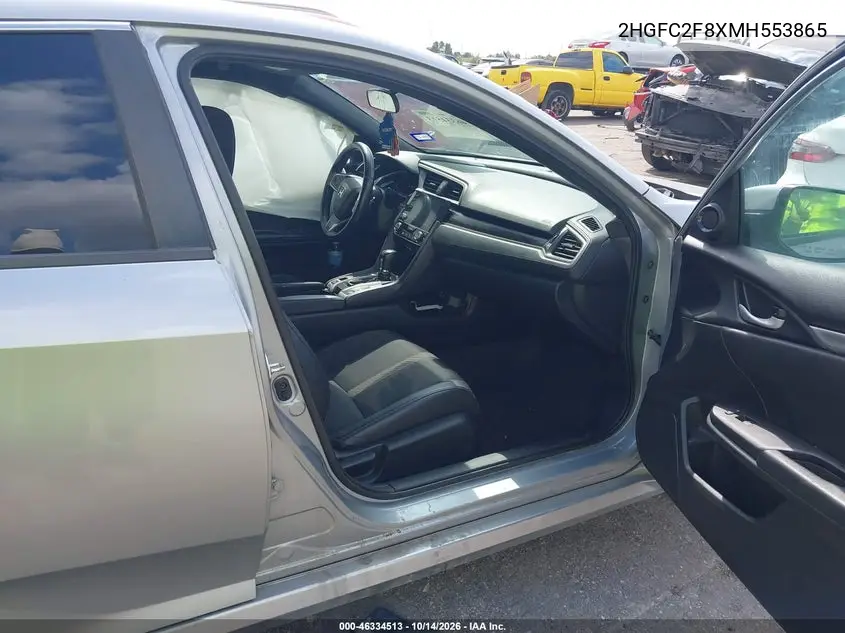 2021 HONDA CIVIC VIN 2HGFC2F8XMH553865 — фото 5