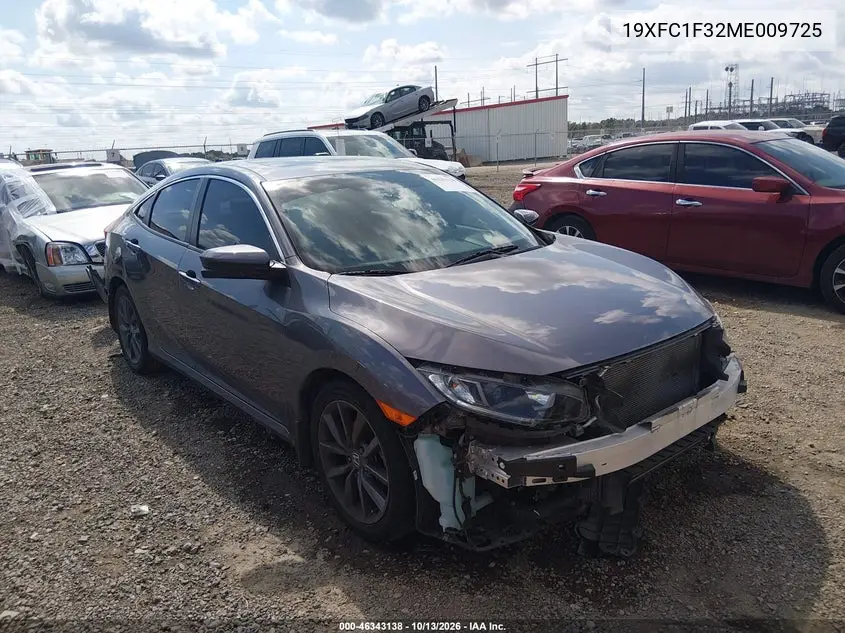 HONDA CIVIC 2021, VIN 19XFC1F32ME009725