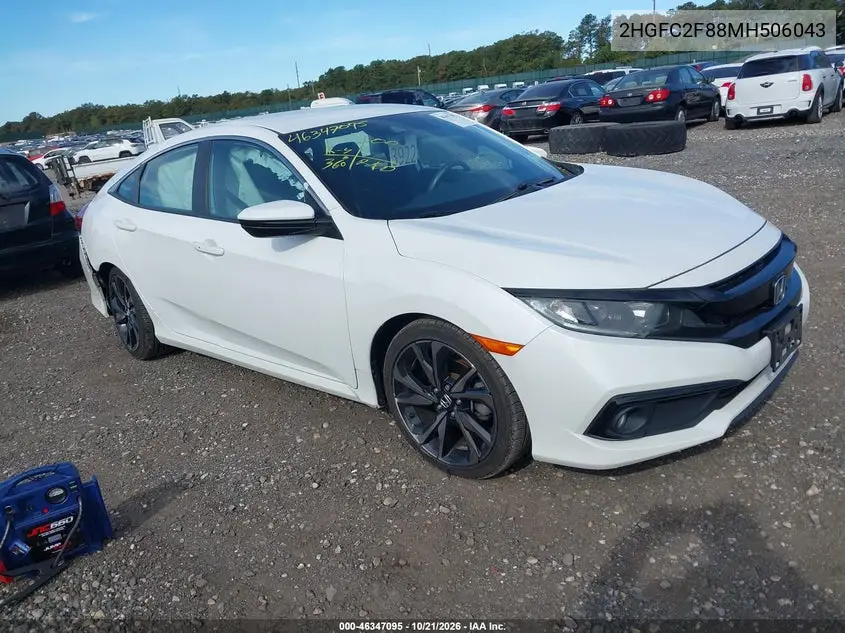 HONDA CIVIC 2021, VIN 2HGFC2F88MH506043