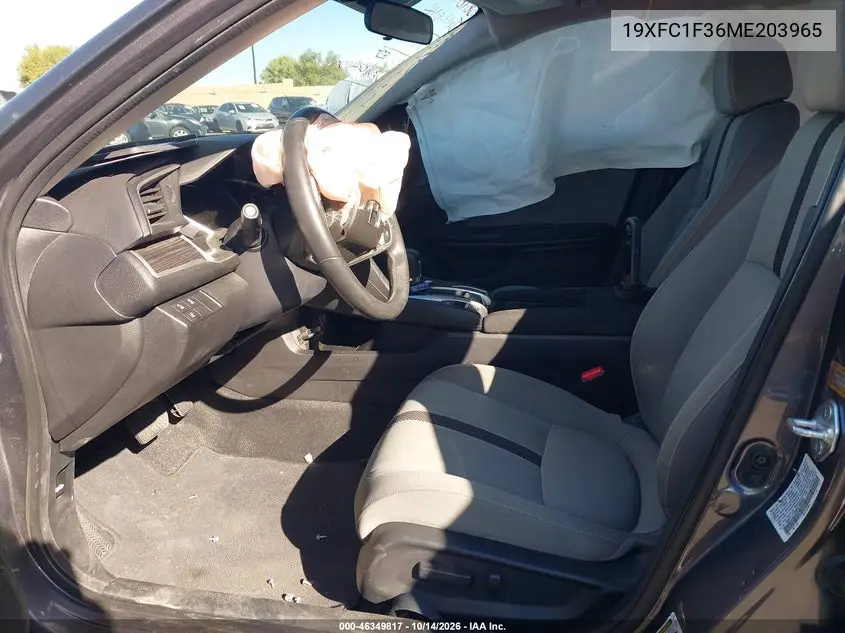 2021 HONDA CIVIC VIN 19XFC1F36ME203965 — фото 5