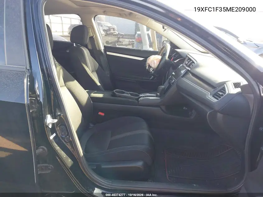 2021 HONDA CIVIC VIN 19XFC1F35ME209000 — фото 5