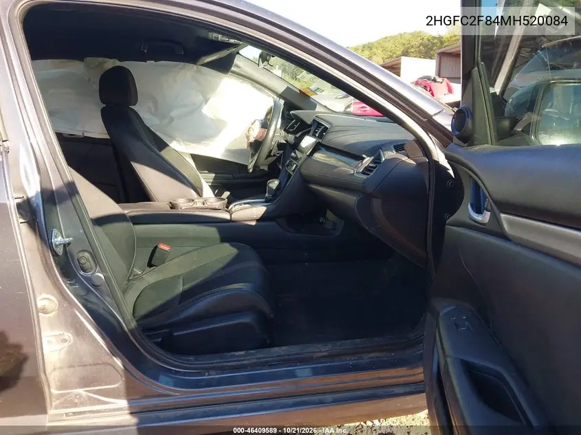 2021 HONDA CIVIC VIN 2HGFC2F84MH520084 — фото 5