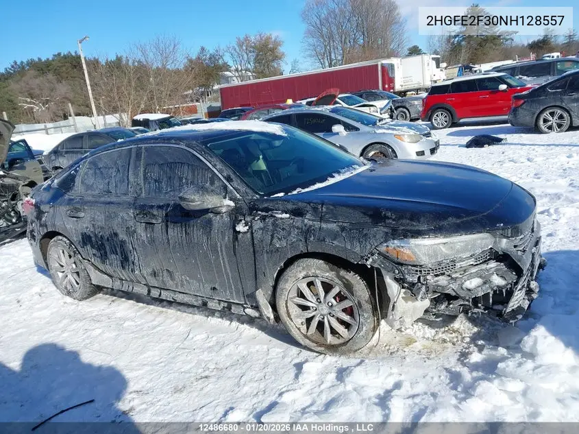 2022 HONDA CIVIC VIN 2HGFE2F30NH128557 — фото 13