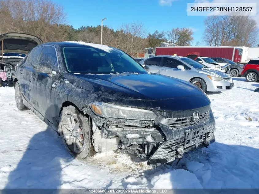 2022 HONDA CIVIC VIN 2HGFE2F30NH128557 — фото 6