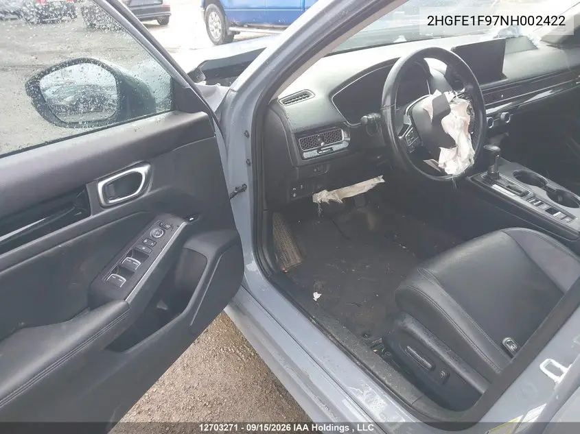 2022 HONDA CIVIC VIN 2HGFE1F97NH002422 — фото 17