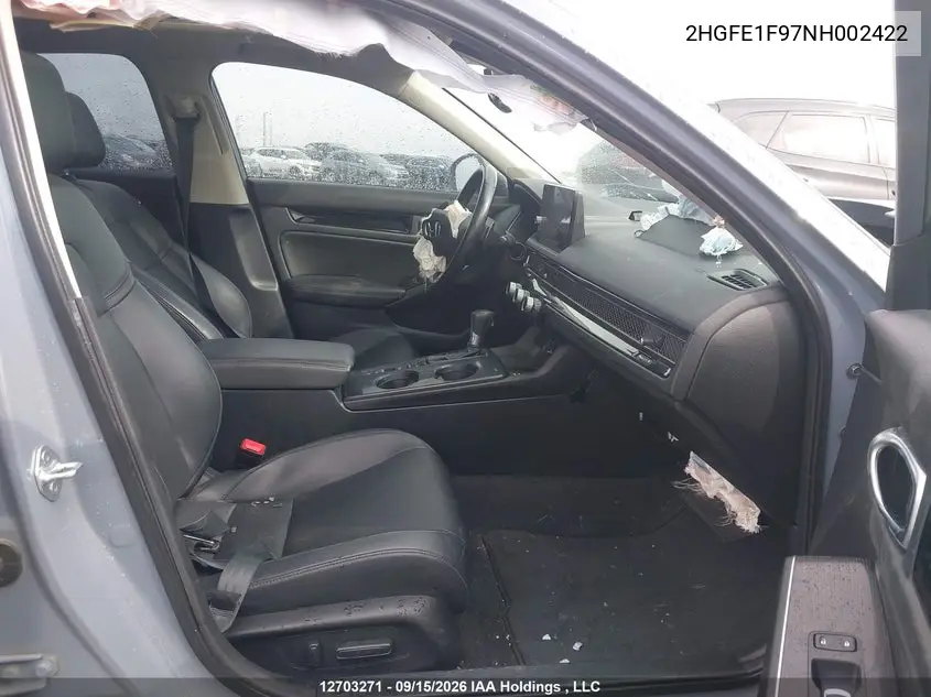 2022 HONDA CIVIC VIN 2HGFE1F97NH002422 — фото 5