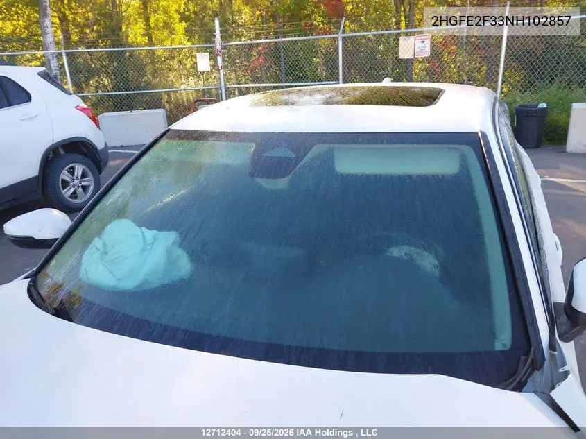 2022 HONDA CIVIC VIN 2HGFE2F33NH102857 — фото 17