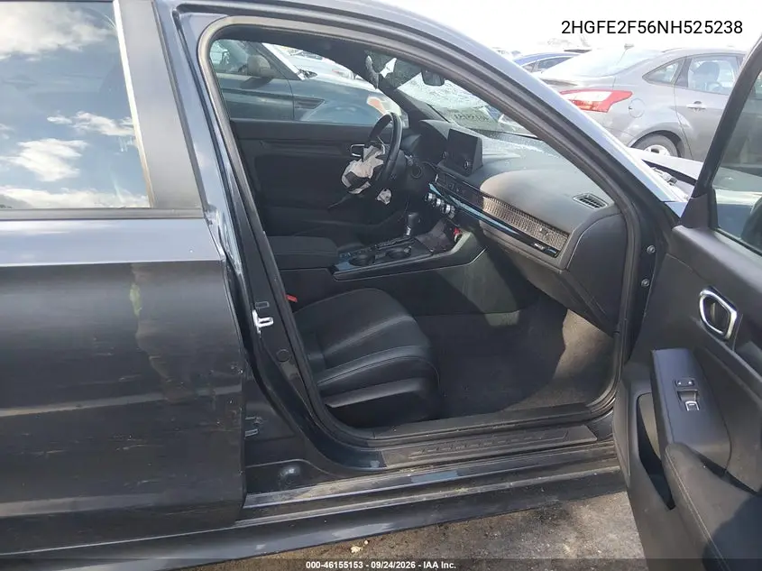 2022 HONDA CIVIC VIN 2HGFE2F56NH525238 — фото 5