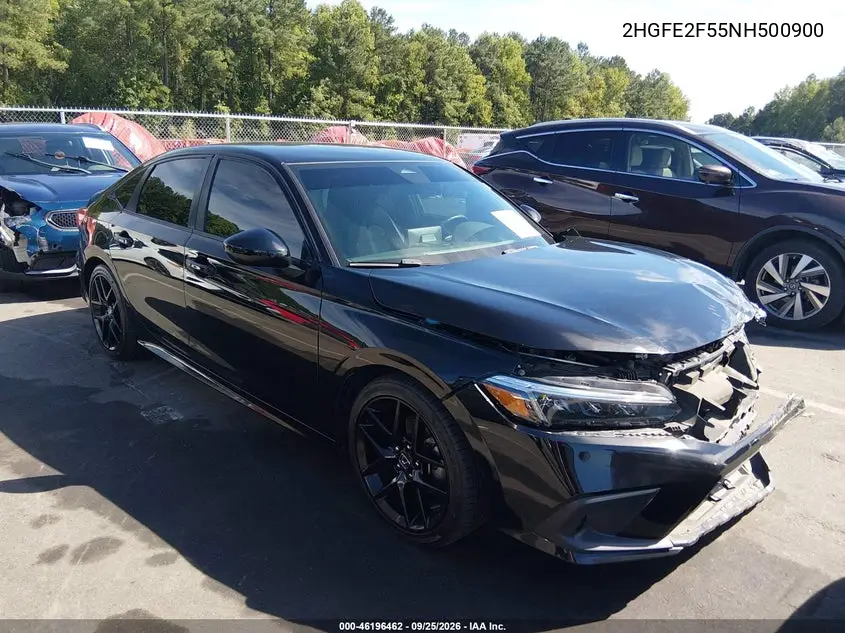 HONDA CIVIC 2022, VIN 2HGFE2F55NH500900