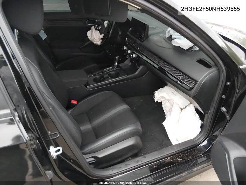 2022 HONDA CIVIC VIN 2HGFE2F50NH539555 — фото 5