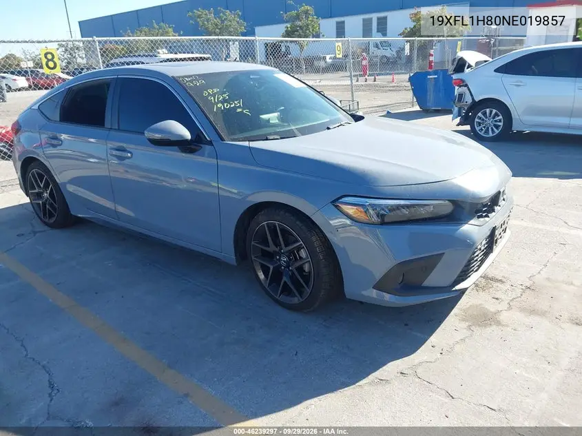 HONDA CIVIC 2022, VIN 19XFL1H80NE019857