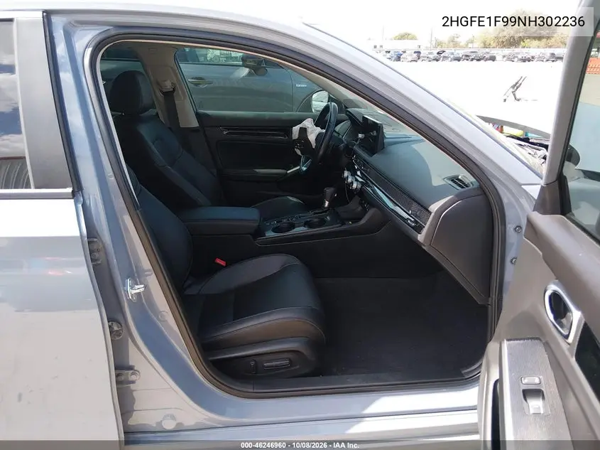 2022 HONDA CIVIC VIN 2HGFE1F99NH302236 — фото 5