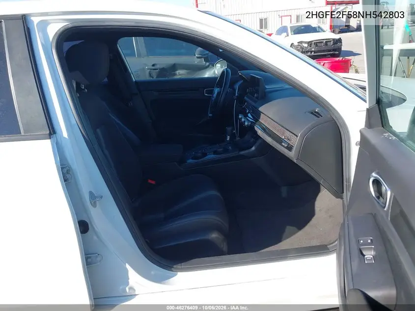 2022 HONDA CIVIC VIN 2HGFE2F58NH542803 — фото 5