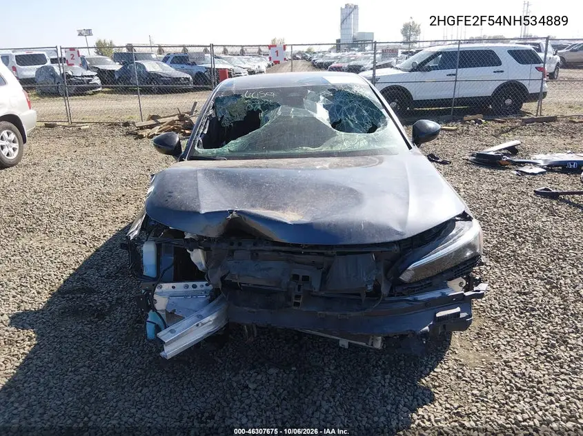 2022 HONDA CIVIC VIN 2HGFE2F54NH534889 — фото 13