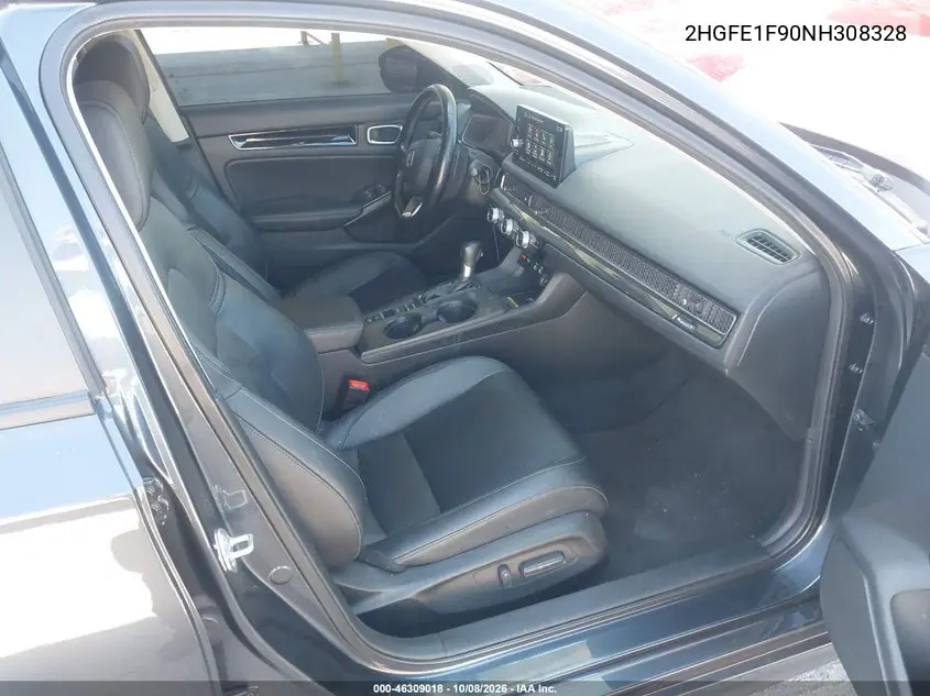 2022 HONDA CIVIC VIN 2HGFE1F90NH308328 — фото 5