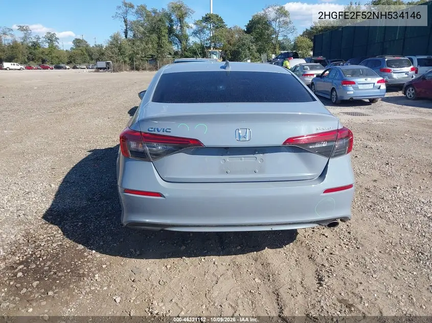 2022 HONDA CIVIC VIN 2HGFE2F52NH534146 — фото 16