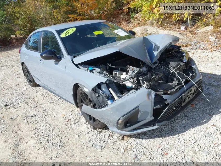 HONDA CIVIC 2022, VIN 19XFL2H83NE011063