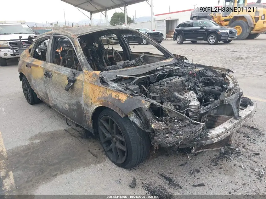 HONDA CIVIC 2022, VIN 19XFL2H83NE011211