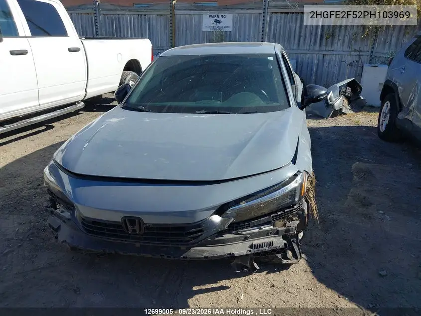 2023 HONDA CIVIC VIN 2HGFE2F52PH103969 — фото 13