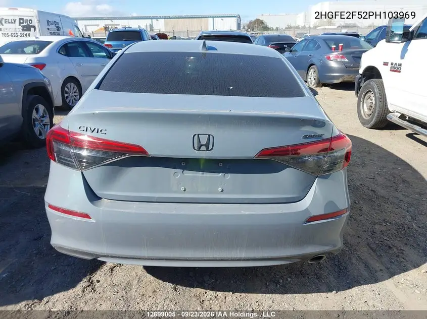 2023 HONDA CIVIC VIN 2HGFE2F52PH103969 — фото 17